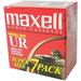 Maxell 108575 Optimally Designed for Voice Recording Brick Packs with Low Noise Surface - 90 Minute Audio Cassettes 7 Tapes Per Pack