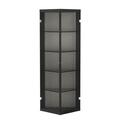 Latitude Run® Miclisse Dining Cabinet Glass in Black/Gray | 74.8 H x 30.3 W x 18.5 D in | Wayfair 1FB94A49E86642F4BCB1E2362D64A6B7