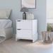 Minimalist Style Nightstand with 2-Large Capacity Drawers and Premium Top, Bedside Table Suitable for Any Bedroom Living Room