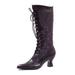 Womens Zip Knee High Boots Black Footwear size 10