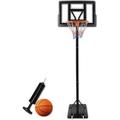 Naizy - Basketballkorb 305cm Mini Basketballkörbe mit Ständer Rollen Outdoor Basketball Korb