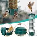 Birdland Tube Bird Feeder for Garden Yard Outdoor Decor Clearance Proof Rotating Bird Feeder With Weight Activated Rotating For External Suspension -5Lbs Feeder Capacity