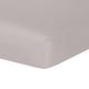 Drap housse satin de coton 180x200x40 grège