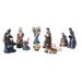 Resin Holy Nativity Figurine Birth of Set Scene Spiritual mas Religious Worship Sculpture home and desk Ornament Collectibles