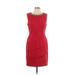 Connected Apparel Cocktail Dress: Red Dresses - Women's Size 10