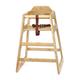 Natural Wooden High Chair | Infant Highchair, Children's High Chair, Child Seat, Baby Seat - Ideal for Commercial or Domestic Use