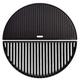 Grill Valueparts Half Moon Grate and Reversible Griddle Replacement for Kamado Joe Classic III Classic II Classic I, Large Big Green Egg Cast Iron Cooking Grid Grate Griddle Grill Replacement Parts