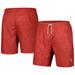 Men's Tommy Bahama Red Tampa Bay Buccaneers Naples Layered Leaves Swim Shorts