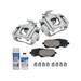 2008-2011 Chrysler Town & Country Rear Brake Pad and Caliper Kit - Detroit Axle