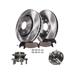 2011-2014 Chrysler 200 Front Brake Pad and Rotor and Wheel Hub Kit - Detroit Axle