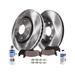 2002-2006 Buick Rendezvous Front Brake Pad and Rotor Kit - Detroit Axle