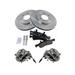 2003-2006 Lincoln Navigator Front Brake Pad and Rotor and Wheel Hub Kit - TRQ