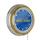 Trademark Gameroom Golden State Warriors Clocks Analog Round in Chrome | NBA1400-GSW2