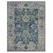 Blu Spalding Blue Hand-Knotted Wool Area Rug 9'x12' - Amer Rug BLU530912