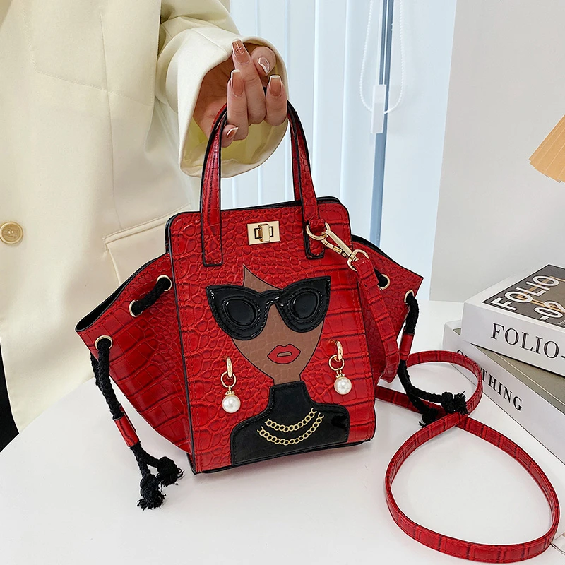 Sacs en cuir pour femmes 2024 Hit nouvelle mode beauté impression dames sacs à main de luxe concepteur fête Shopper femme sac à bandoulière