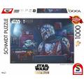 Schmidt 57378 - Thomas Kinkade, Star Wars: The Mandalorian-Two for the Road, Puzzle, 1000 Teile - Schmidt Spiele