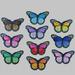 Butterfly Iron on Patches Embroidery Applique Patches for Arts Crafts DIY Decor Arts Craft Sew Making Jeans Jackets Kid s Clothing Bag Caps Repair