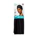 KISS COLORS & CARE Soft Satin Wrap Scarf - Black Long Lasting Multi-Purpose Soft Premium Scarf For Minimizing Frizz Preventing Breakage & Securing Hair Styles Wigs & Weaves For All Hair Styles