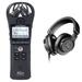 Zoom H1n Portable Handy Recorder with Studio Headphones Kit ZH1N