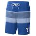 Men's G-III Sports by Carl Banks Royal Texas Rangers Coastline Volley Swim Shorts