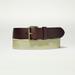 Lucky Brand Mens Washed Webbed Belt - Men's Accessories Belts in Dusty Olive, Size 38