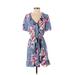 Jill Jill Stuart Casual Dress: Blue Dresses - Women's Size Small