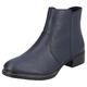 Stiefelette RIEKER Gr. 38, blau (nachtblau) Damen Schuhe Reißverschlussstiefeletten