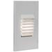 WAC Dara 3 1/4" Wide White Metal Rectangular LED Step Light