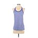 Adidas Active Tank Top: Blue Activewear - Women's Size Small