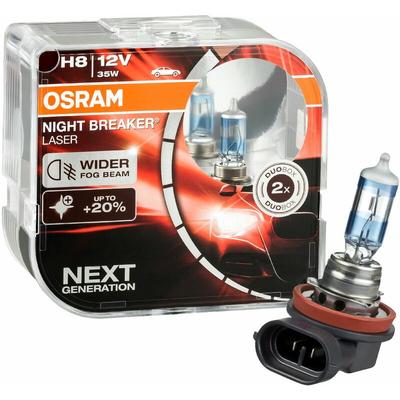 2er Set Osram Glühlampe H8 Night Breaker Laser Next Generation 12V 35W 64212NL