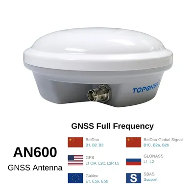 TOPGNSS-Antenne magnétique de remplacement AG25 GNSS pour arpentage agricole RTK GPS L1 inj L5