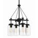 Craftmade Crosspoint 4 Light 18" Wide Outdoor Mini Chandelier