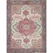 Tabriz Persian Accent Rug Hand-Knotted Wool Carpet - 3'2"x 4'7"