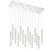 Z-Lite Forest 14 Light 32" Wide LED Linear Pendant with 12" Pendants