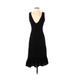 NANETTE Nanette Lepore Casual Dress - Sheath: Black Dresses - Women's Size 2