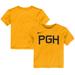 Toddler Nike Gold Pittsburgh Pirates City Connect Graphic T-Shirt