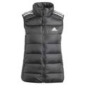 Adidas Damen Essentials 3S Light Daunenjacke, Schwarz/Weiß, schwarz/weiß, 38