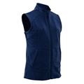 Damartsport Damen Fleece-Weste, ärmellos, Grau S Blau - Marineblau