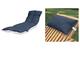 Lancashire Textiles Sunlounger Cushion Combo – Topper (60X190 Cm) and Head Pillow (50X25 Cm) – Plush Comfort and Support – Ideal for Poolside, Patio, and Garden Lounging (Navy)