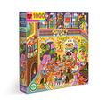 eeBoo Crocodile, 1000 Teile, Familly Diner Night-Puzzle für Erwachsene aus recyceltem Karton-PZTFAM