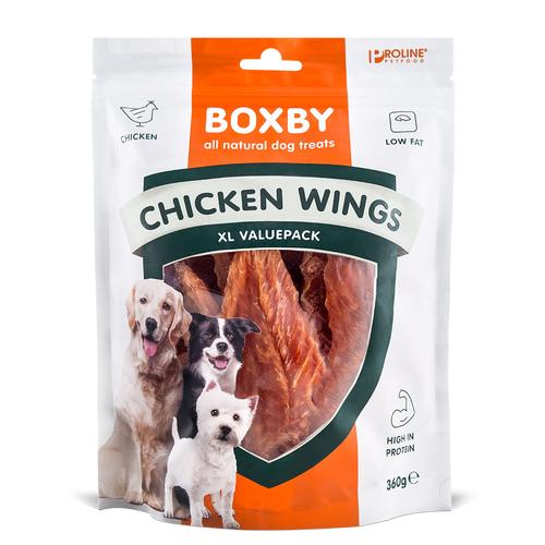 2x 360g Boxby Hundesnacks Hühnerflügel Hundesnacks