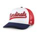 Men's '47 White St. Louis Cardinals Foam Front Script Trucker Snapback Hat