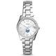 Women's Fossil Silver Mississippi University for Women Owls Scarlette Mini Three-Hand Date Watch