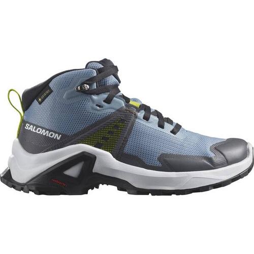 SALOMON Kinder Trekkingstiefel SHOES X RAISE MID GTX J Faded/Indigo Bun, Größe 38 in Faded Denim/Indigo Bunting/Acid Lim