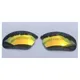 Lentilles de rechange transparentes colorées pour écouteurs stéréo casque sans fil lunettes de