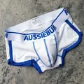 AUSSIEBUM-Boxer au design convexe en U pour hommes culotte jockstrap style universitaire jeune