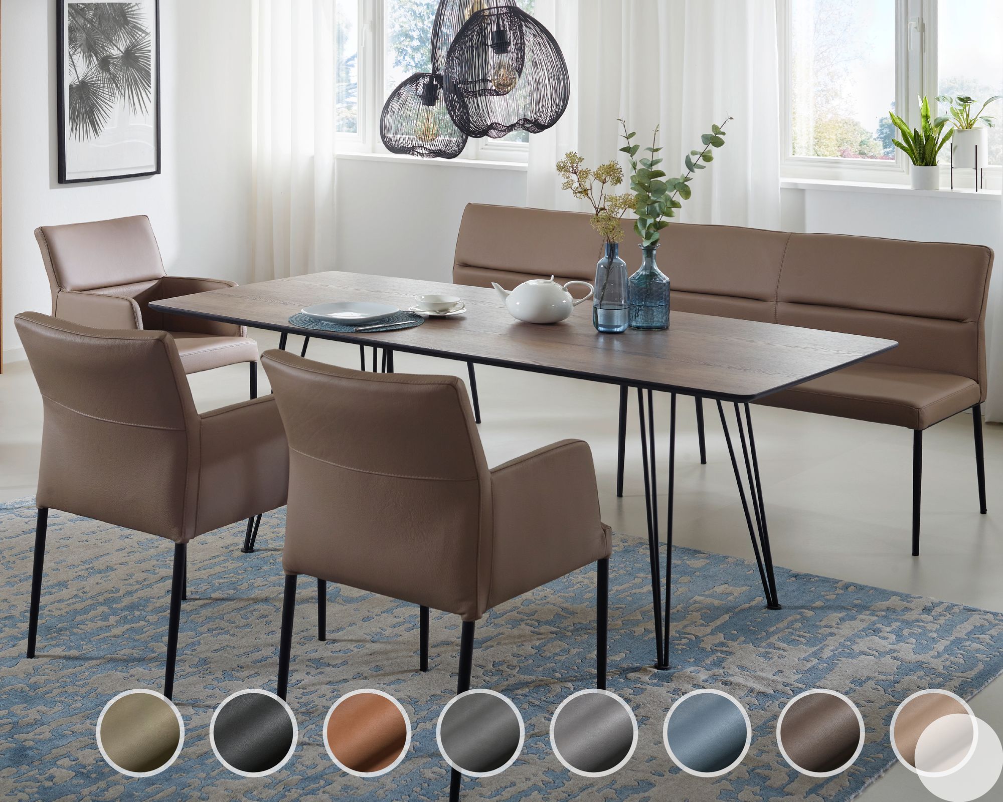 Schösswender »Lyon« Essgruppe Gavin 11 dunkelgrau