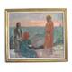 Großes Expressionisteisches Gemälde, Jesus am See Genezareth, Original von 1948