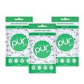 PUR Gum | Sugar Free Chewing Gum | 100% Xylitol | Vegan Aspartame Free Gluten Free & Keto Friendly | Natural Spearmint Flavored Gum 55 Pieces (Pack of 3)