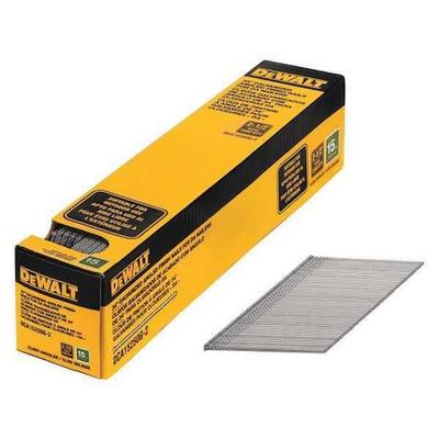 DEWALT DCA15250G-2 Collated Finishing Nail, 2-1/2 in L, 15 ga, Galvanized, Flat